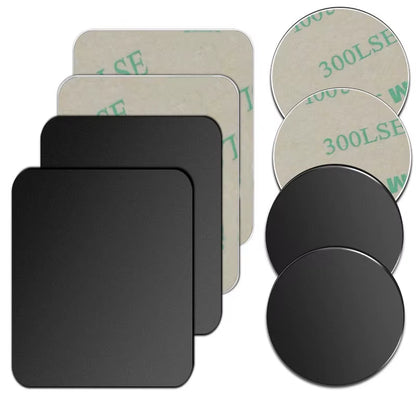 Magnetic Metal Plate for Car Phone Holder Iron Sheet Disk Sticker Telefon Magnet Stand for Iphone 12 11 X 7 8 Xiaomi