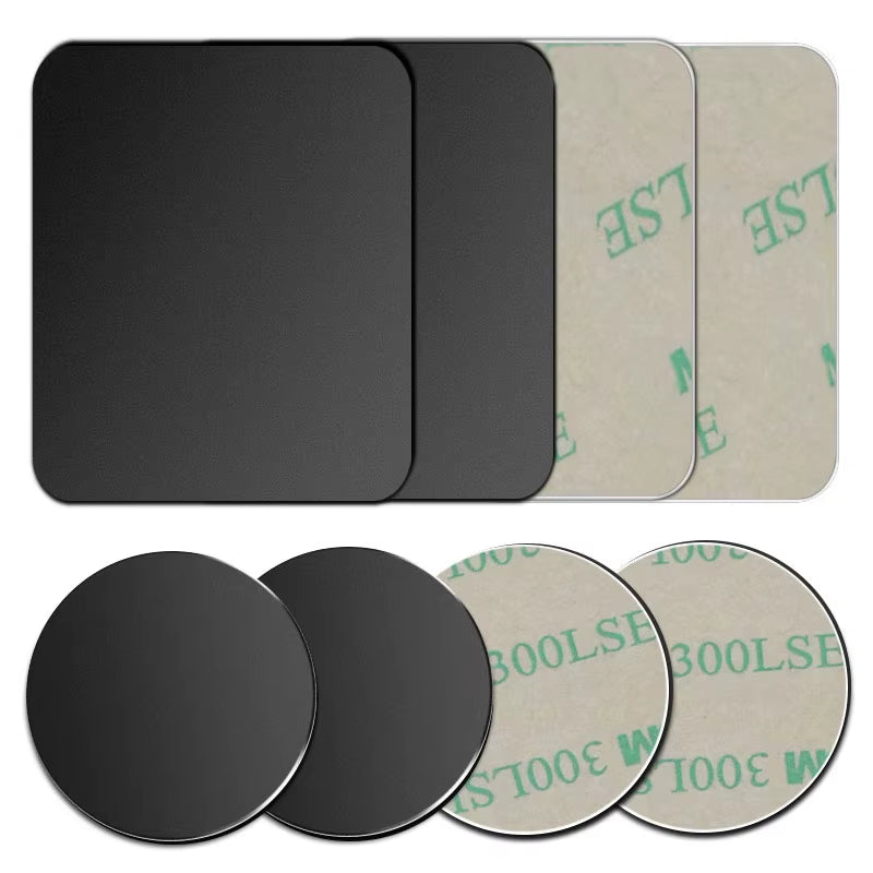 Magnetic Metal Plate for Car Phone Holder Iron Sheet Disk Sticker Telefon Magnet Stand for Iphone 12 11 X 7 8 Xiaomi