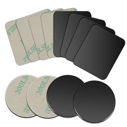 Magnetic Metal Plate for Car Phone Holder Iron Sheet Disk Sticker Telefon Magnet Stand for Iphone 12 11 X 7 8 Xiaomi